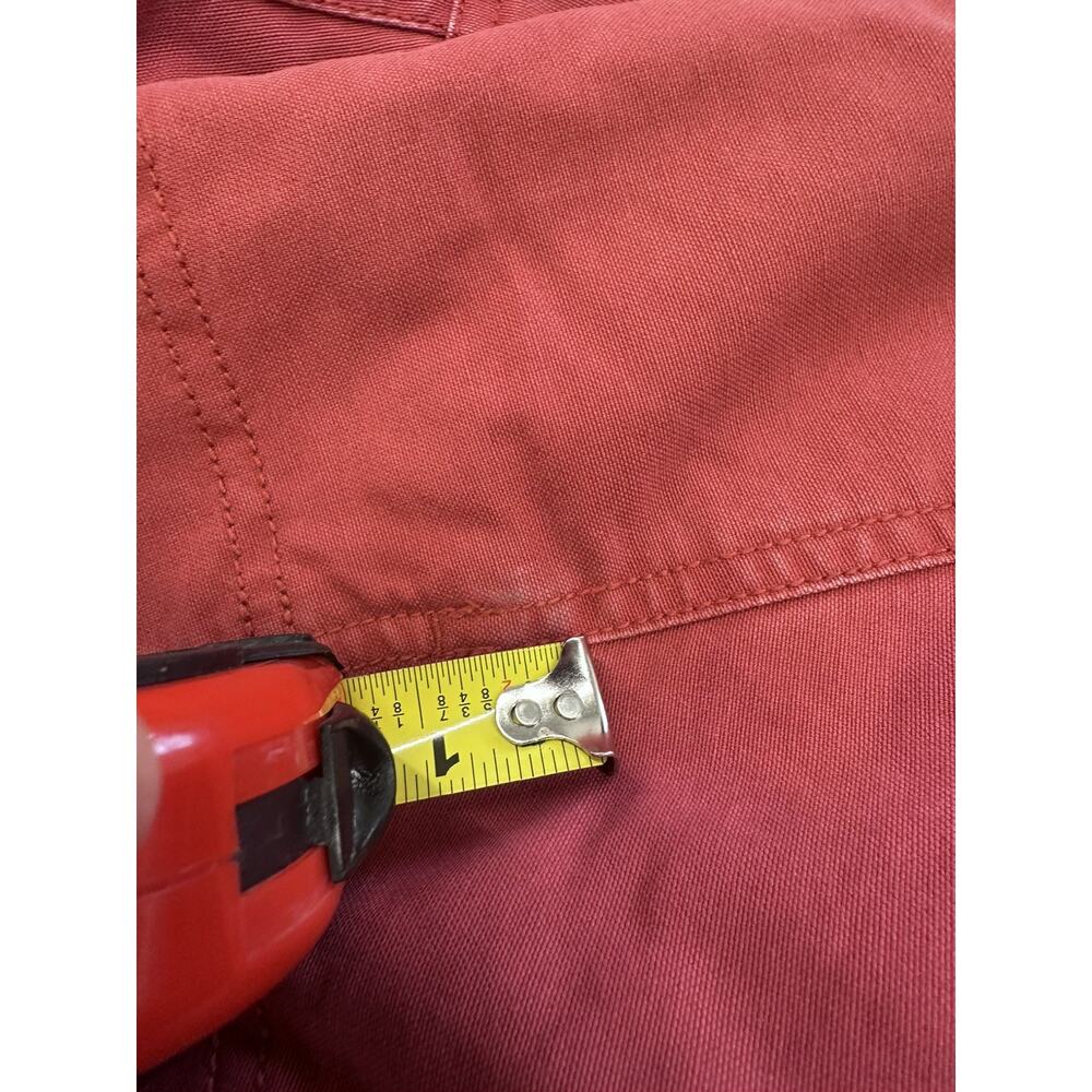 Vintage LL Bean Jacket Womens Red Canvas Quilt Barn Chore Corduroy 0WY29 sizeXL - Picture 15 of 16